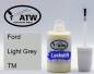Preview: Ford, Light Grey, TM: 20ml Lackstift, von ATW Autoteile West.
